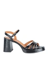 Chie Mihara Woman Sandals Black Size 11 Leather