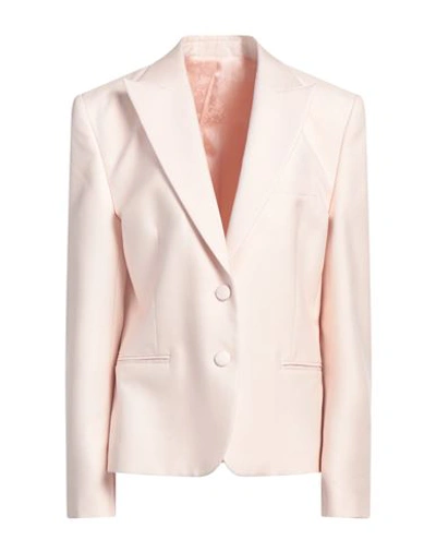 Magda Butrym Woman Blazer Light Pink Size 4 Silk
