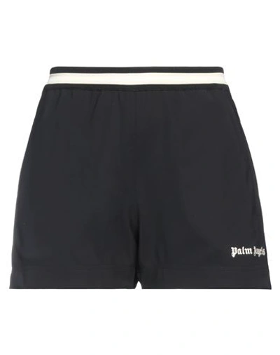 Palm Angels Woman Shorts & Bermuda Shorts Black Size S Polyamide, Elastane, Polyester
