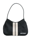 PALM ANGELS PALM ANGELS WOMAN HANDBAG BLACK SIZE - POLYAMIDE, SOFT LEATHER