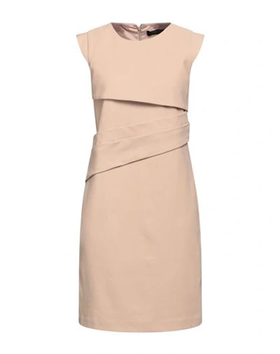 Tru Trussardi Woman Mini Dress Blush Size 10 Viscose, Polyamide, Elastane In Pink