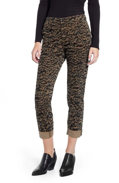 AG CADEN PRINT ANKLE TWILL TROUSERS