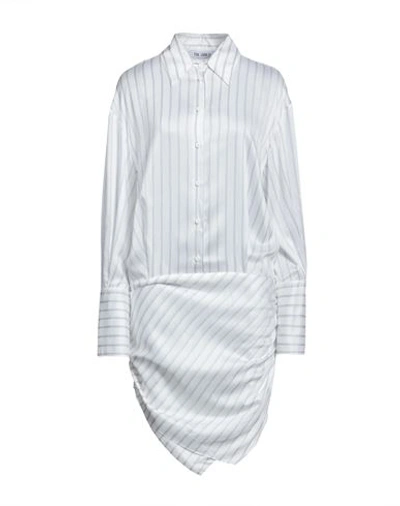 Attico The  Woman Mini Dress White Size 6 Viscose, Silk