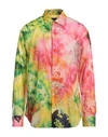 Dsquared2 Dropped Shoulder Cotton Shirt In Pink