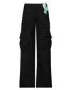 OFF-WHITE OFF-WHITE WOMAN PANTS BLACK SIZE 4 VIRGIN WOOL