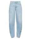OFF-WHITE OFF-WHITE WOMAN JEANS BLUE SIZE 29 COTTON