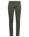 Pharley - New York Man Pants Military Green Size 34 Cotton, Elastane