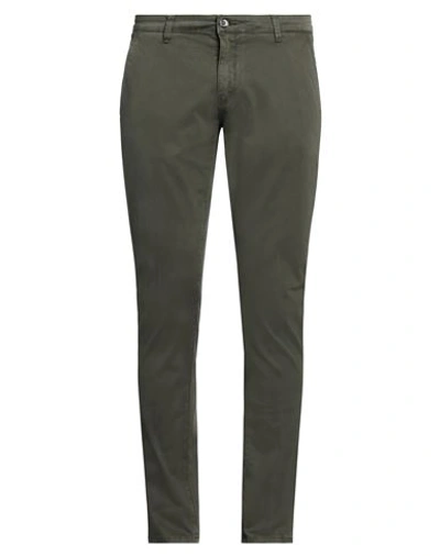 Pharley - New York Man Pants Military Green Size 34 Cotton, Elastane