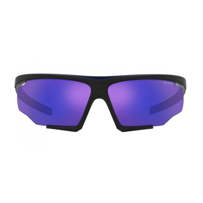 Prada Eyewear Shield Frame Sunglasses In Black
