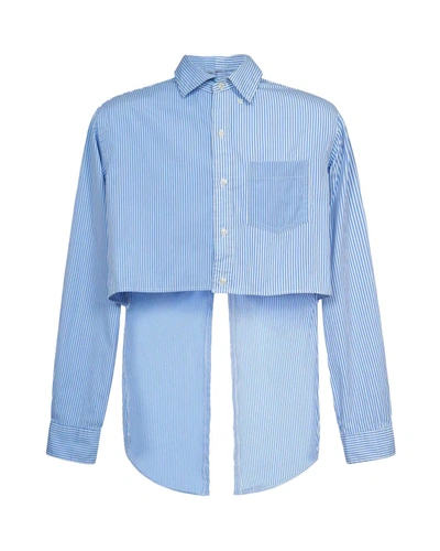 E.l.v Denim Cindy Shirt In Blue