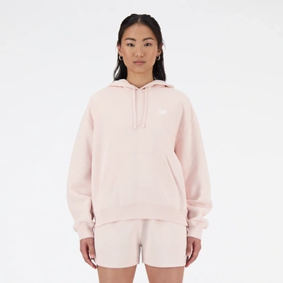 New Balance Women's Sport Essentials Fleece Hoodie In Pink