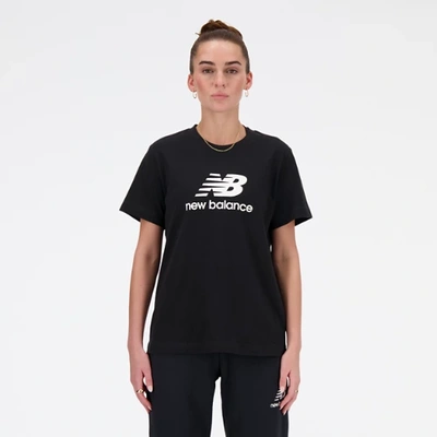 New Balance Women's Sport Essentials Jersey Logo T-shirt In Black