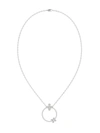 MARCHESA FLORAL WHITE GOLD PENDANT NECKLACE