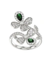 MARCHESA FLORAL WHITE GOLD RING