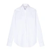 Mazzarelli Poplin Long-sleeved Shirt In White