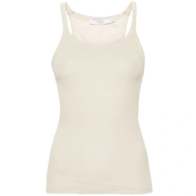 Iro Palisso Ribbed Tank Top In Ecru