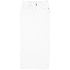 Wardrobe.nyc Denim Column Maxi Skirt In White