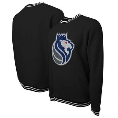 Stadium Essentials Unisex  Black Sacramento Kings 2023/24 City Edition Club Level Pullover Sweatshirt