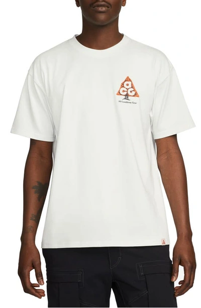 Nike Acg Wildwood Oversize Graphic T-shirt In White