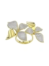 MARCHESA WILD FLOWER YELLOW GOLD RING