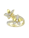 MARCHESA WILD FLOWER YELLOW GOLD RING