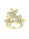 MARCHESA WILD FLOWER YELLOW GOLD RING