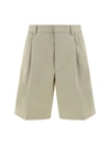 Prada Pleated Knee-length Shorts
