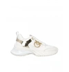 Pinko Sneakers Ariel Effet Cuir Avec Détails Finition Miroir In White