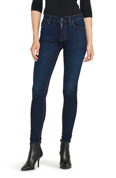 Hudson Barbara Supermodel High Waist Super Skinny Jeans In Blue