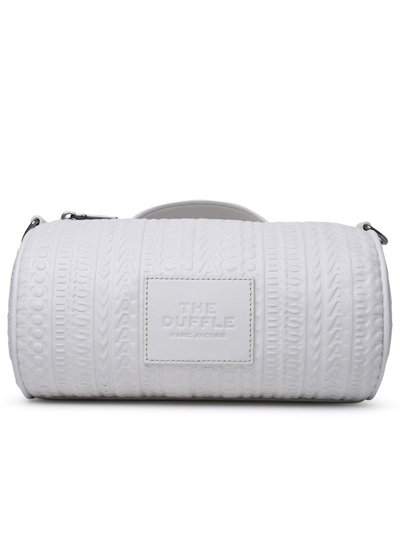 Marc Jacobs Logo Patch Duffle Bag In White