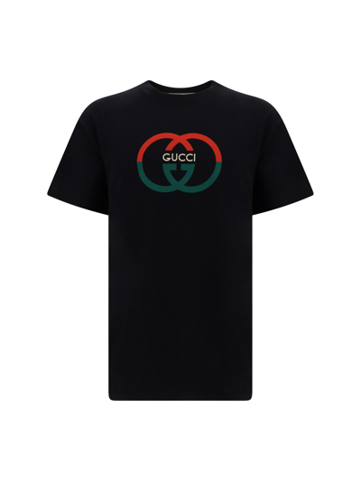 Gucci Gg Cotton Jersey T-shirt In Black