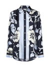 P.a.r.o.s.h Shirt In Fantasia Azzurro