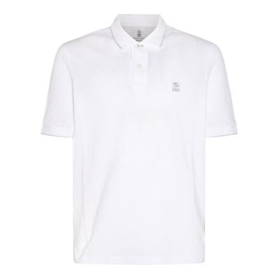 BRUNELLO CUCINELLI LOGO-EMBROIDERED SHORT-SLEEVED POLO SHIRT