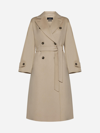 WEEKEND MAX MARA AFFETTO WOOL DOUBLE-BREASTED COAT