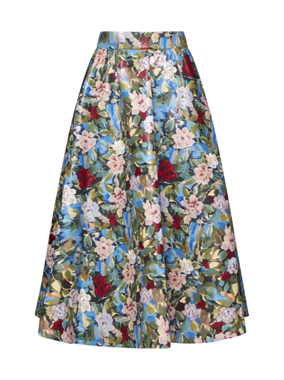 Alice And Olivia Skirt In Breeze Floral