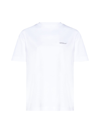 Off-white Floral-arrows Cotton T-shirt In White Multicolor