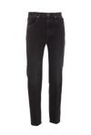 Fendi Regular Jeans With Tailored Crease In Black
