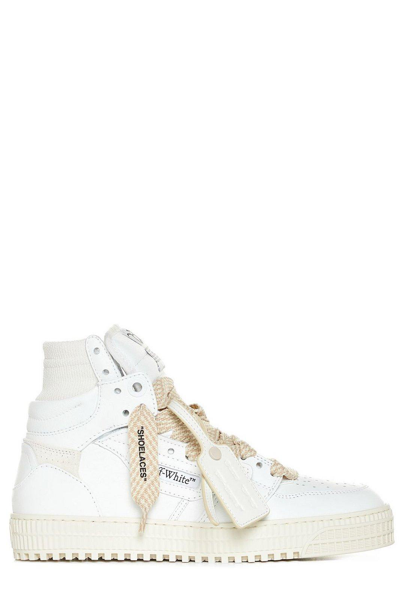 Off-white 3.0 Off-court Lace-up Sneakers In White Whit