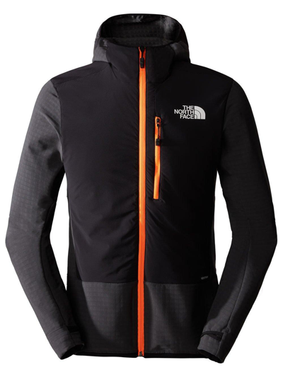 The North Face Dawn Turn Hybrid Hooded Jacket In Asgy/tnfb/shkor