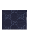 GUCCI CASHMERE SCARF WITH MONOGRAM