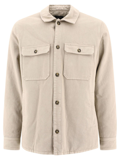 Apc Taupe Alessio Jacket In Beige