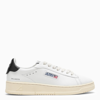 Autry Medalist White Low Top Sneakers With Contrasting Heel Tab In Leather Woman In Multi