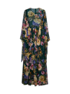 DOLCE & GABBANA FLORAL PRINTED MAXI DRESS