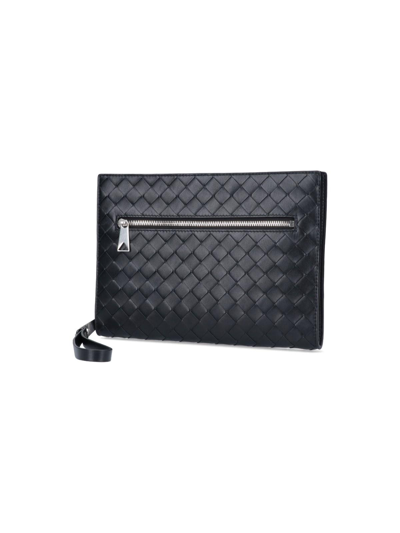 Bottega Veneta Classic Small Briefcase In Black