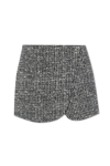 Coperni Black & White Tailored Miniskirt In Black