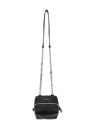 Givenchy Pandora Zip-up Mini Crossbody Bag In Black