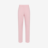 Alexander Mcqueen Trousers In Pale Pink