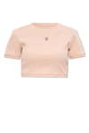 GIVENCHY GIVENCHY LOGO PLAQUE CROPPED TOP