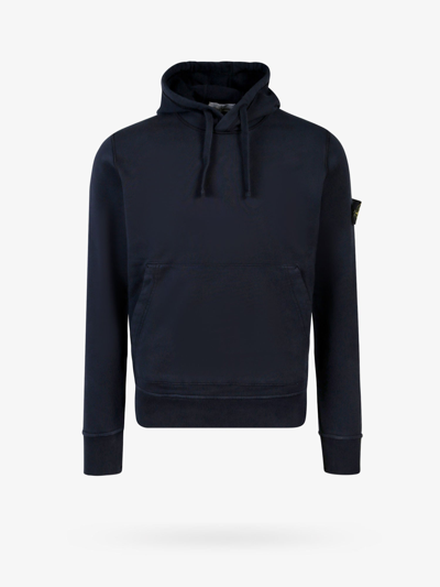 Stone Island Man Sweatshirt Man Blue Sweatshirts