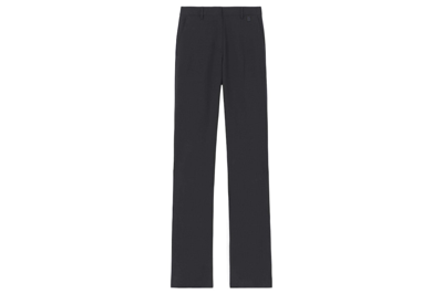 Pre-owned Burberry Wool Tailored Trousers Black
